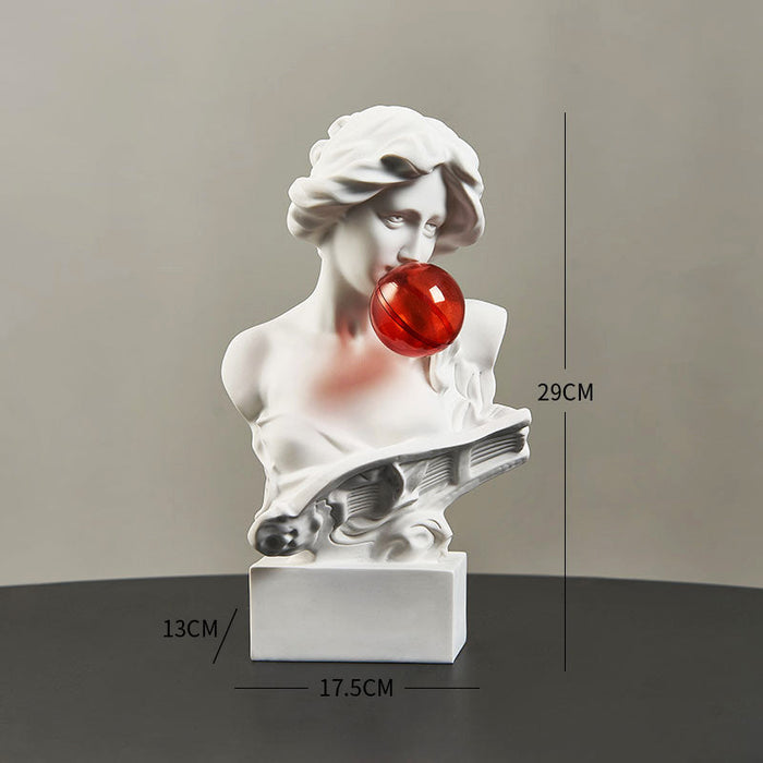 Classic Greek Figures Decorative Resin Statue