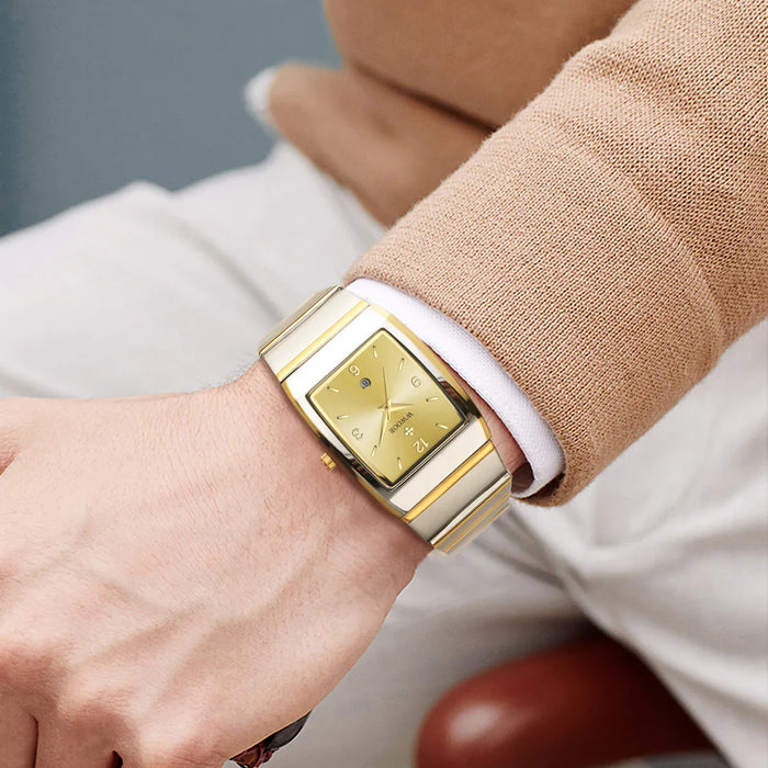 VANTIQUE® Elegant Luxury Man's Square Watch