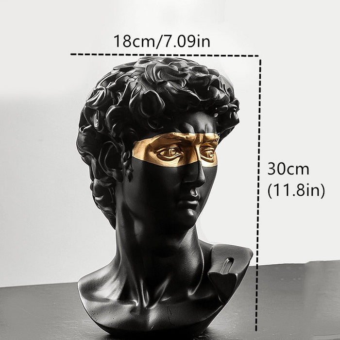 David Head Statue Iconic Classical Art Bust