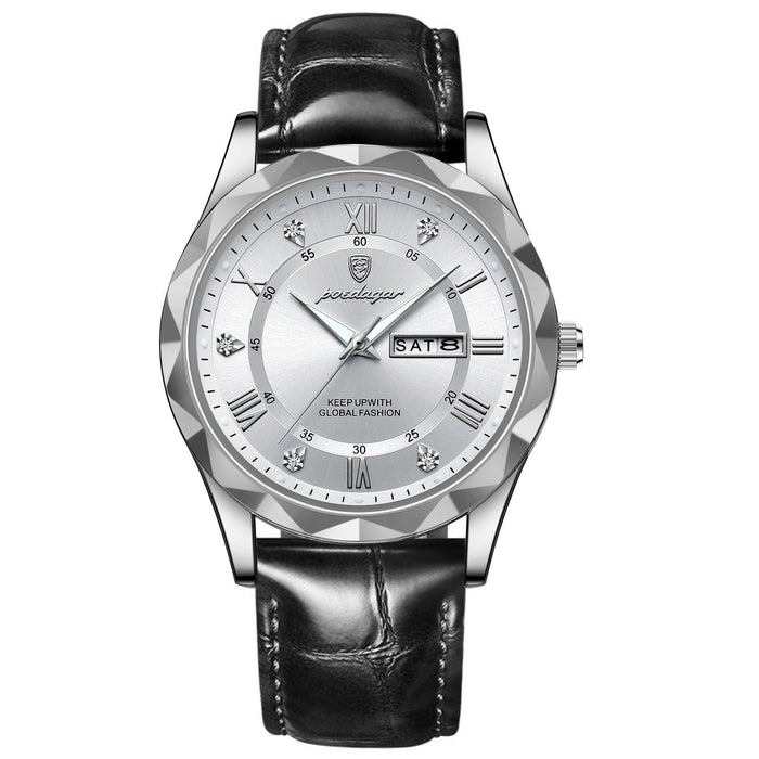 VALCERO® Men´s Luxury Golden and Silver Watch