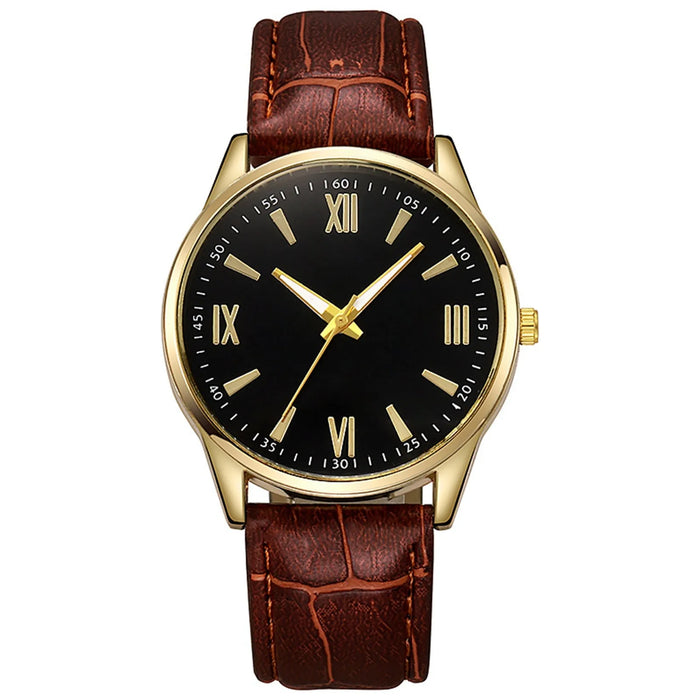 Elegant Minimalist Leather Watch for Men