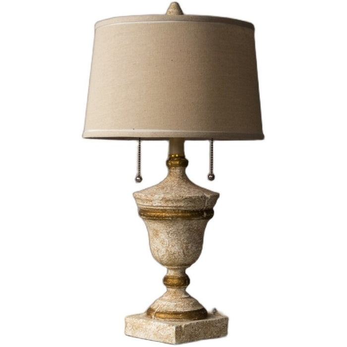 Luxury Retro Design Beige Table Lamp for Home