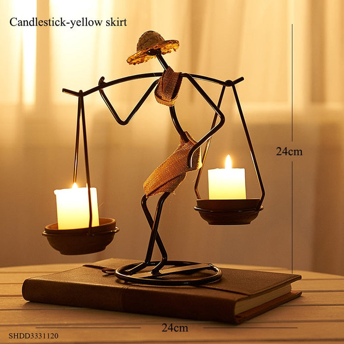 Exclusive Elegant Vintage Design Tea Light Holder