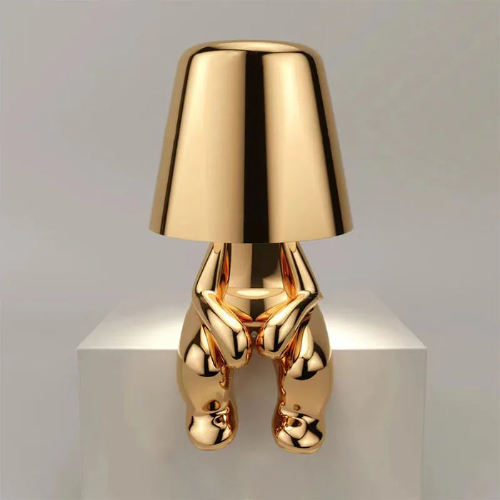 Stylish Whimsical Luxury Designer Golden Table Lamp