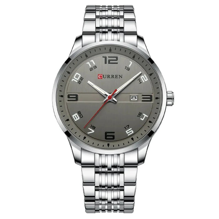 DUOMO® Elegant Design Silver Sports Watch