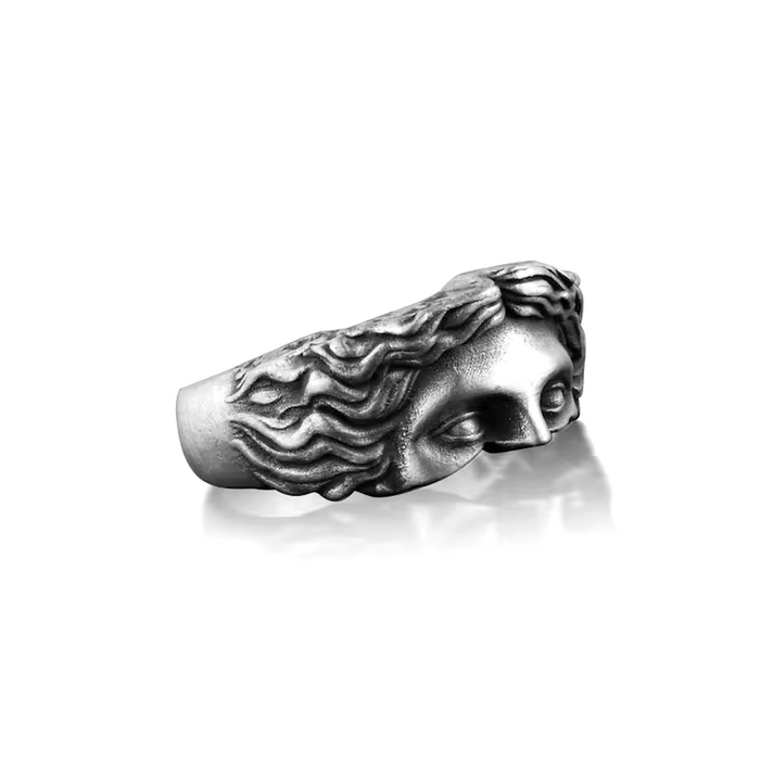 Charming Greek Vintage Style Ring Handcrafted
