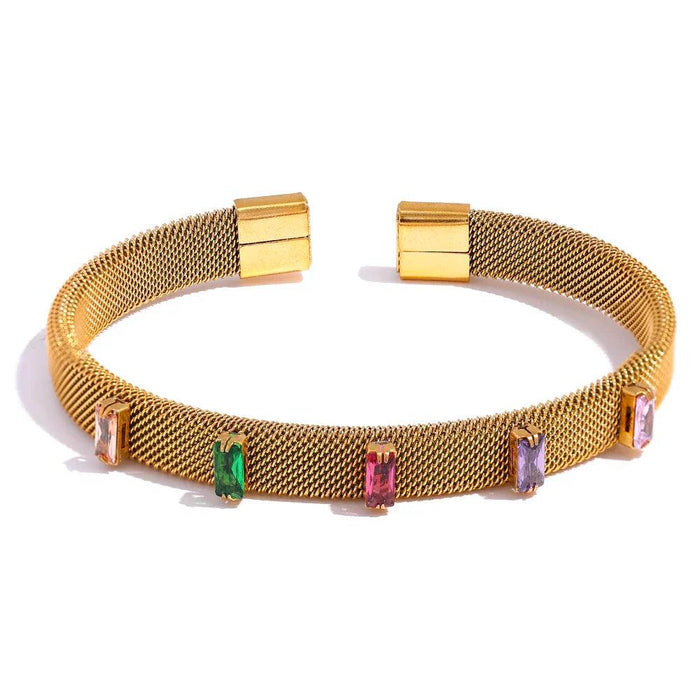 Fashionable Designer Bracelet with Crystals