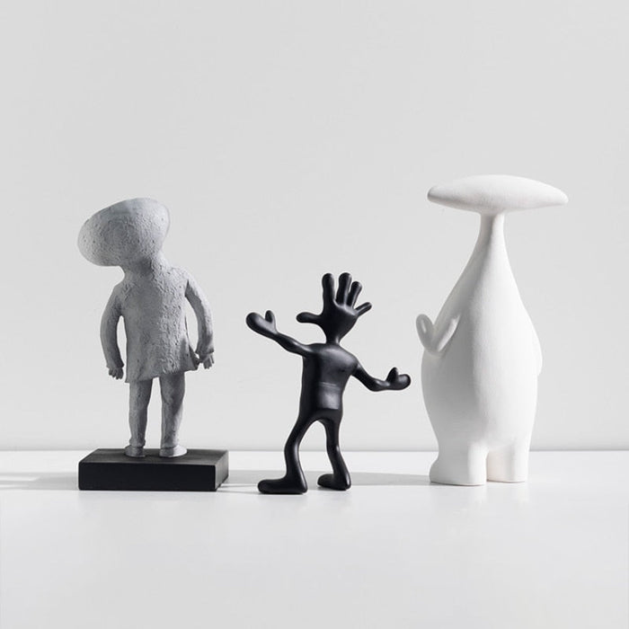 Scandinavian Minimalist Abstract Resin Statue