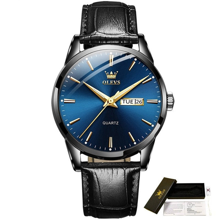 VALDIX® Elegant Leather Men's Watch Waterproof