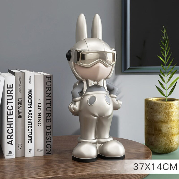 Animal-Themed Resin Decorative Piece