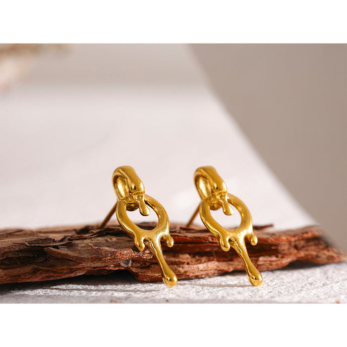 Melt Design Earrings for Ladies