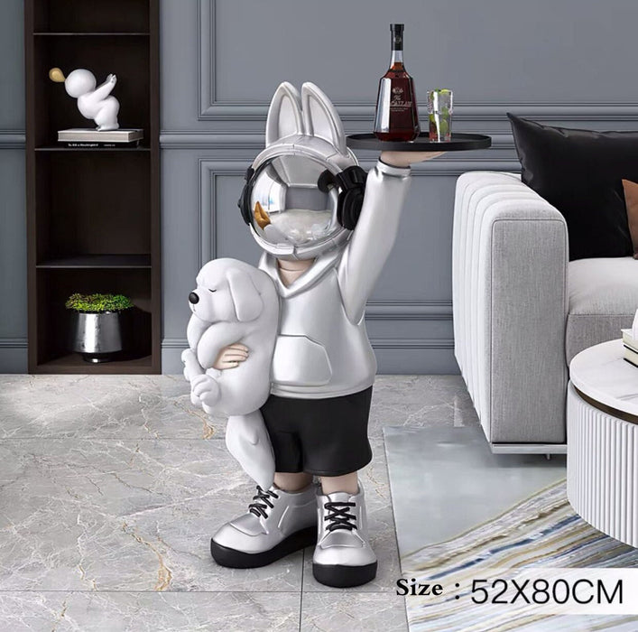 Northern European Style Decorative Tray Statue