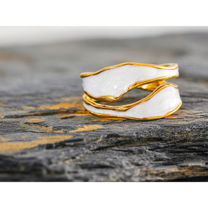 Elegant Luxury Golden Ring for Women
