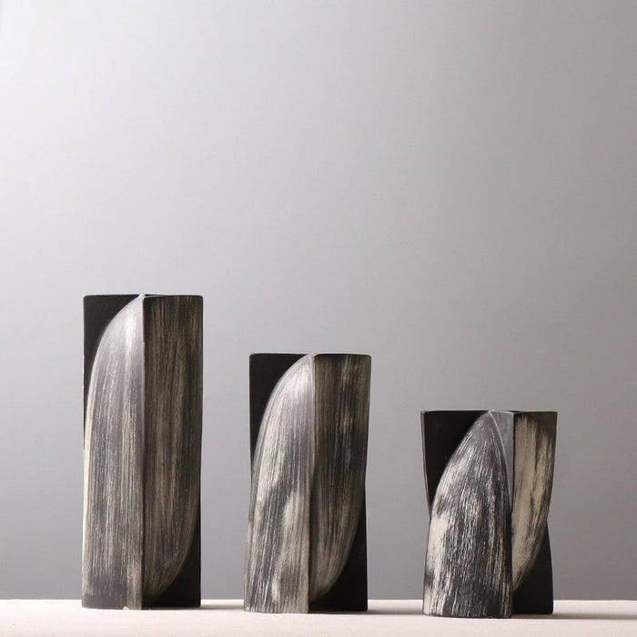 OREO Abstract Ceramic Vase Flower Pot