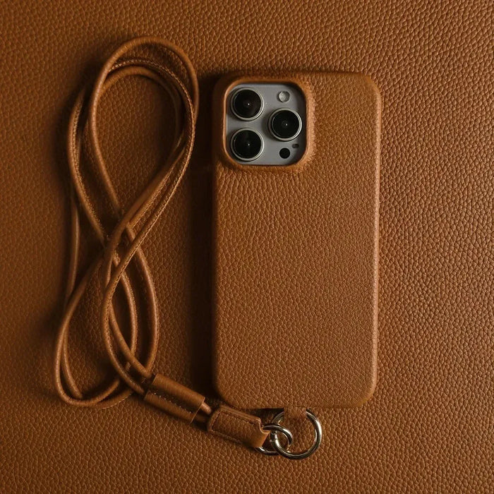 Luxury Cowhide Genuine Leather Case For iPhone