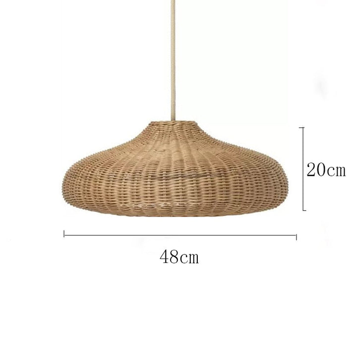 Unique Charming Chinese Style Rattan Pendant Light
