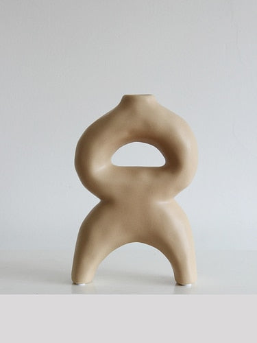 SOUL Quiet Wind Morandi-Tinted Ceramic Vase