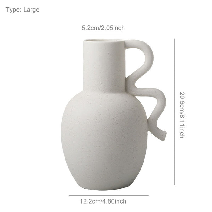 LORA Nordic-Style Ceramic Vase