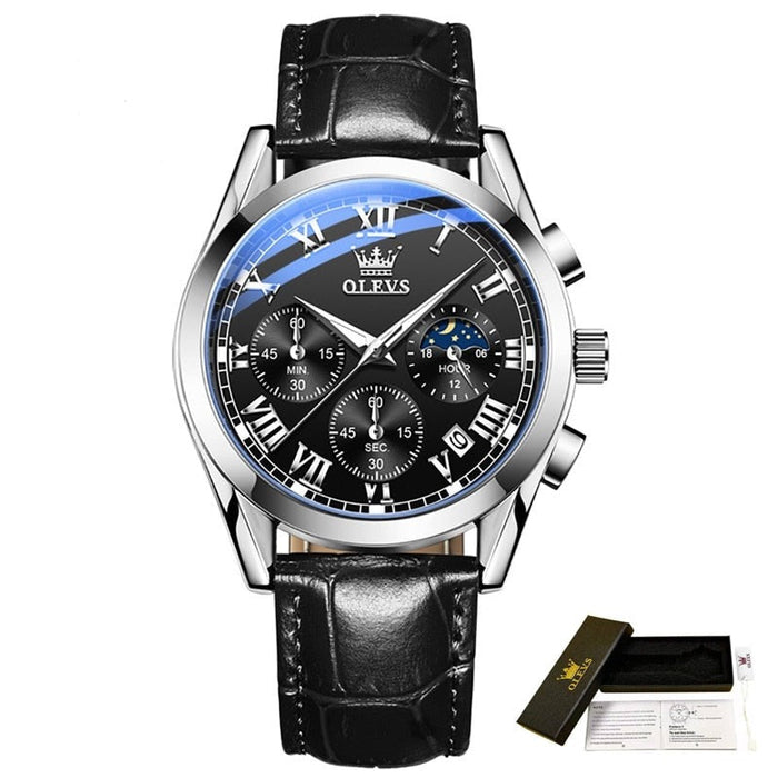 VALDIX® Elegant Leather Men's Watch Waterproof