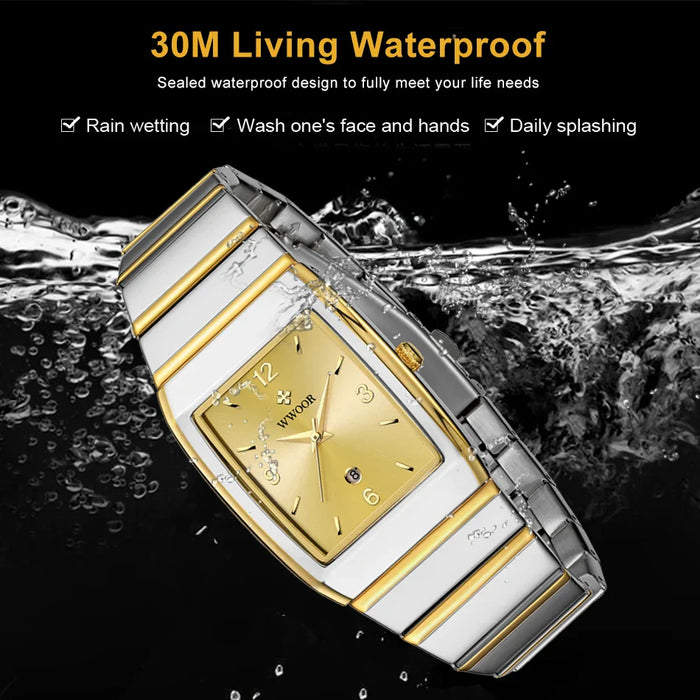 VANTIQUE® Elegant Luxury Man's Square Watch