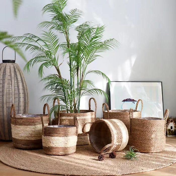 NATURA Eco-Friendly Wicker Planter Basket