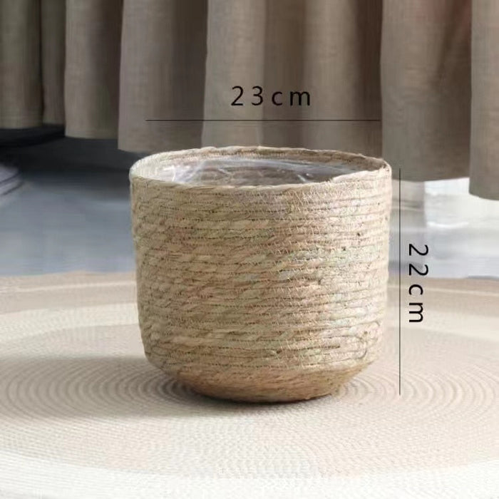 NATURA Eco-Friendly Wicker Planter Basket