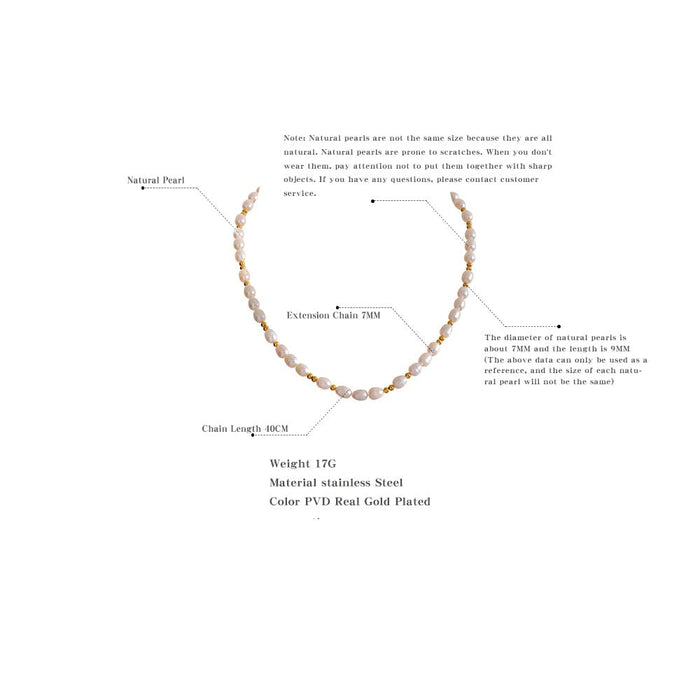 Fashionable Pearl Necklace
