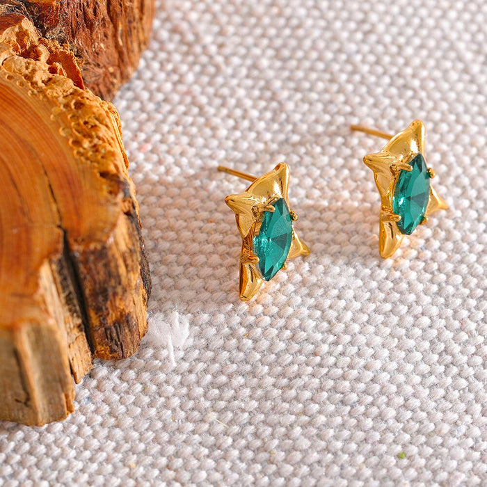 Luxury Design Earrings with Crystals