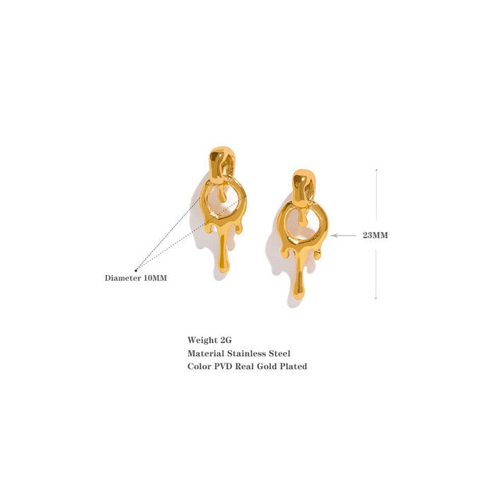 Melt Design Earrings for Ladies