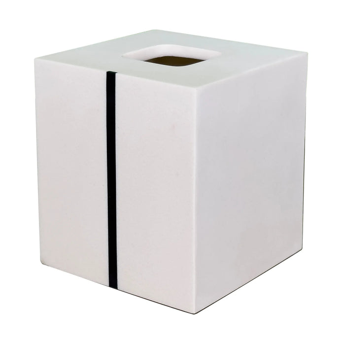 Santorini Bathroom Set – Quartz-Style Resin, 6-Piece Design