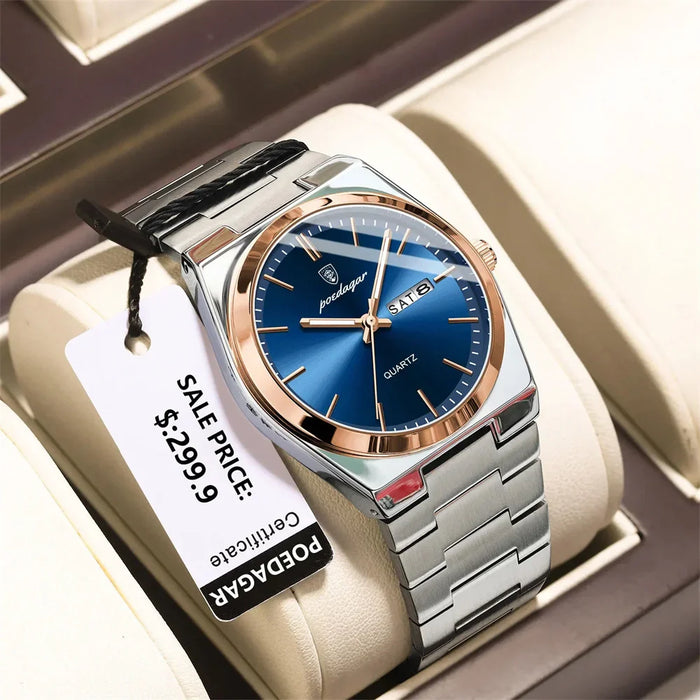 ELMORA® Luxury Elegant Day Date Watch