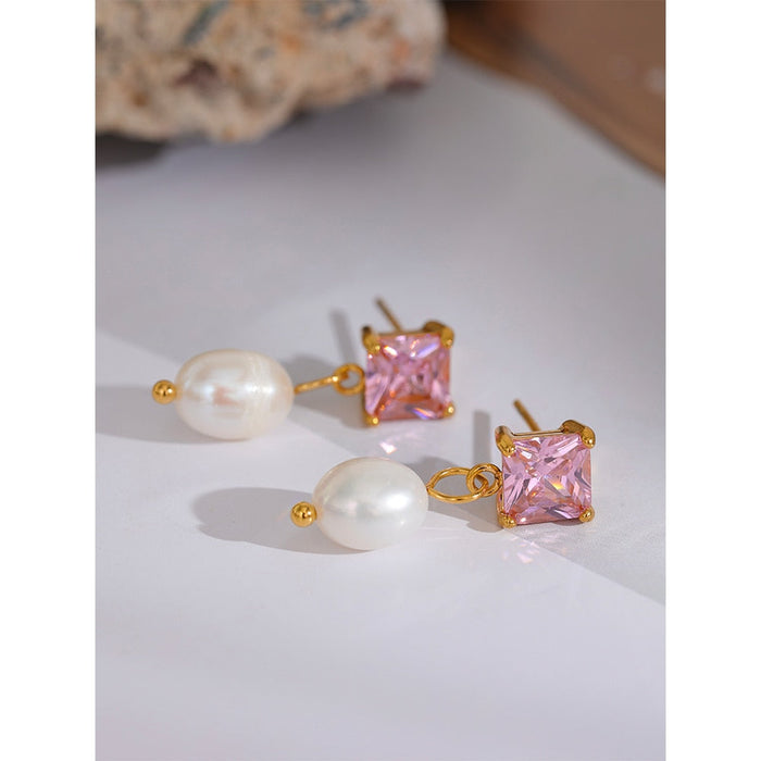 Unique Earrings with Crystals and Pearls