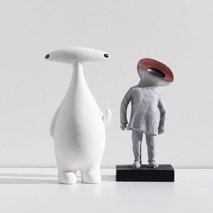 Scandinavian Minimalist Abstract Resin Statue