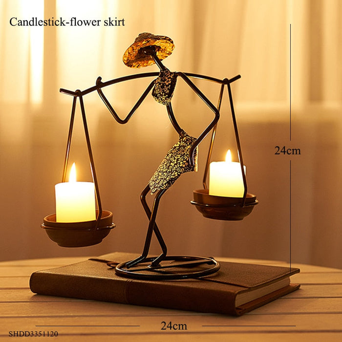 Exclusive Elegant Vintage Design Tea Light Holder
