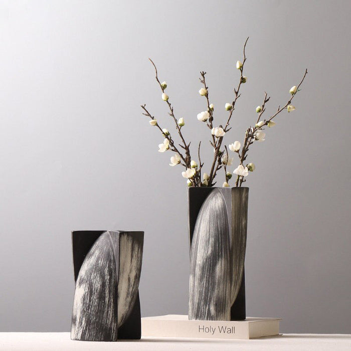 OREO Abstract Ceramic Vase Flower Pot