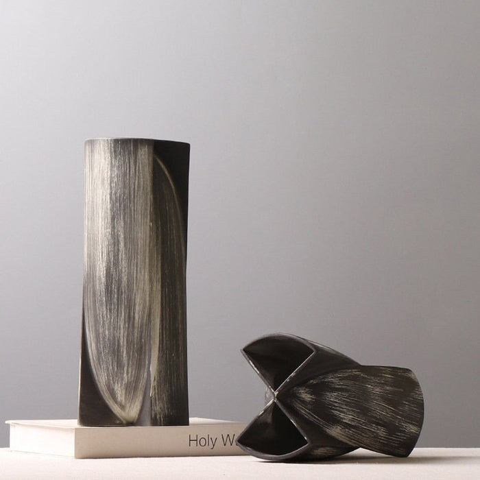 OREO Abstract Ceramic Vase Flower Pot