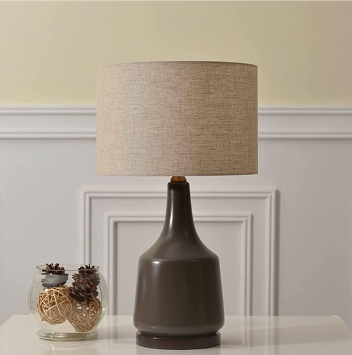 Elegant Handcrafted Ceramic Cove Table Lamp