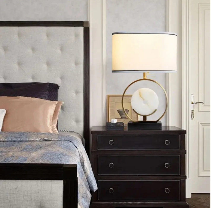 Circle Table Lamp: Contemporary Lighting Piece