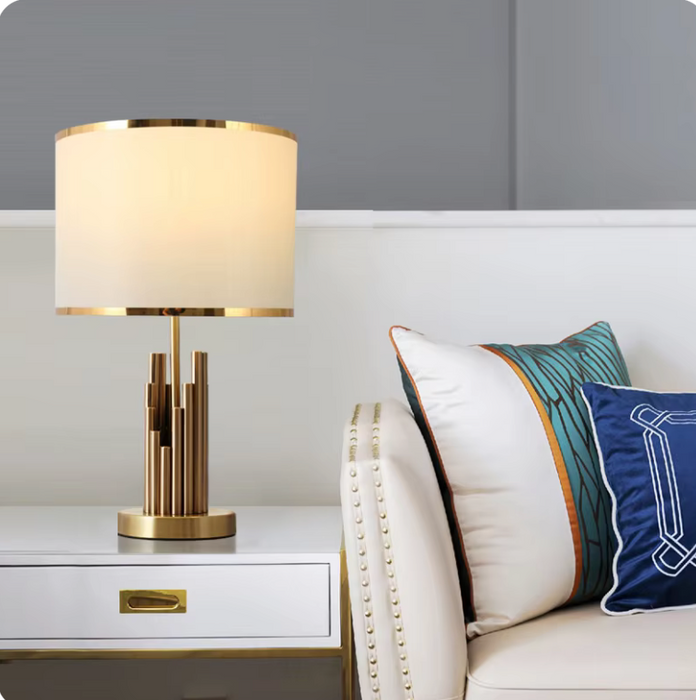 Luxurious Lighting Golden Spire Table Lamp