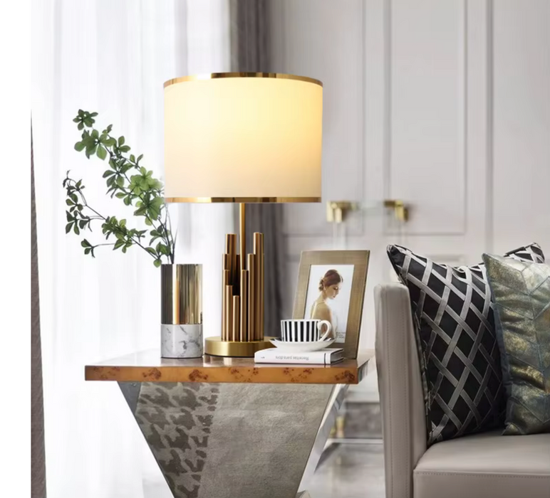 Luxurious Lighting Golden Spire Table Lamp