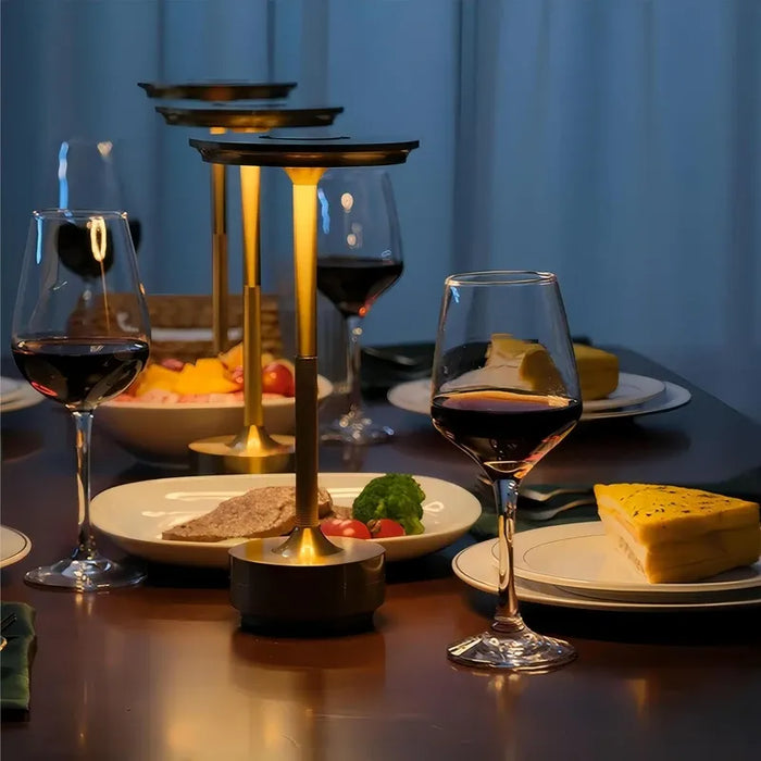 Exclusive Elegant Disk Shape Touch Table Lamp