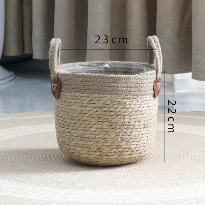 NATURA Eco-Friendly Wicker Planter Basket