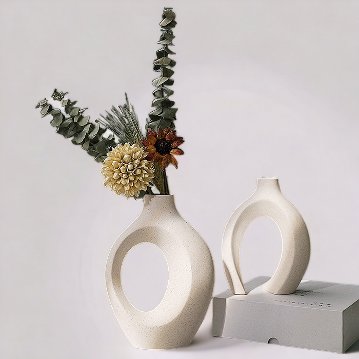 GEMELLI 2Pcs/Set Ceramic Embrace Vases