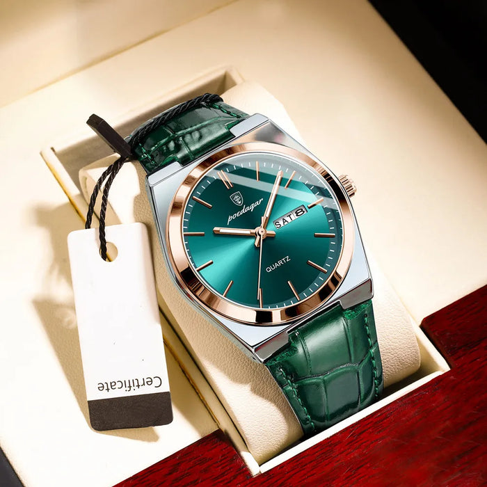 ELMORA® Luxury Elegant Day Date Watch