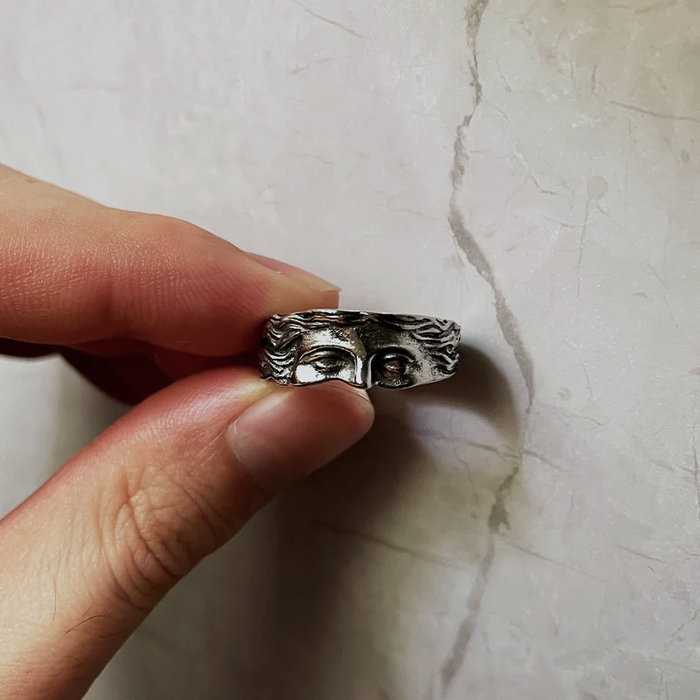 Charming Greek Vintage Style Ring Handcrafted