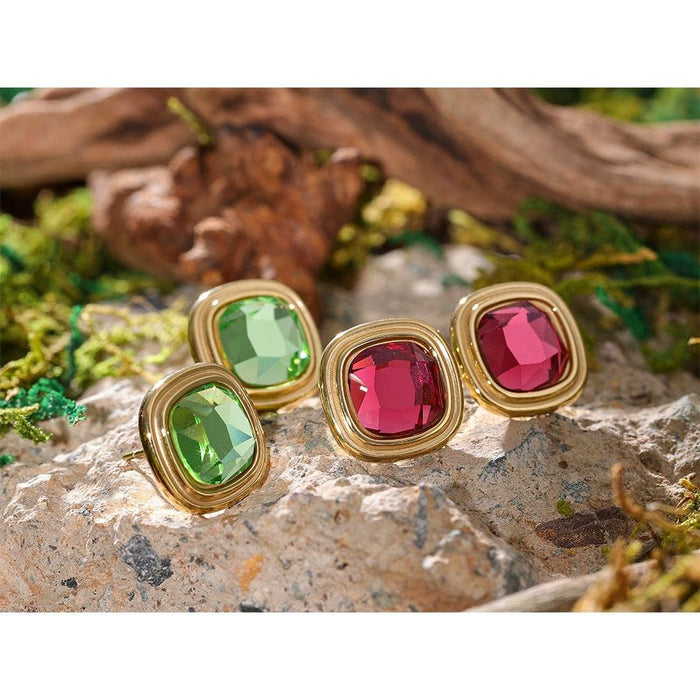 Luxury Earrings with Crystals