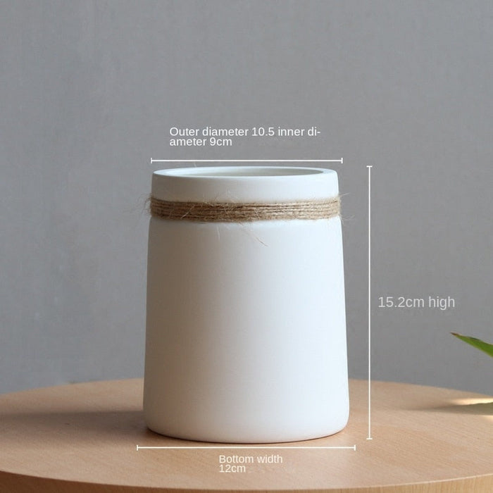 MAREEC Modern Japanese-Inspired Ceramic Vase