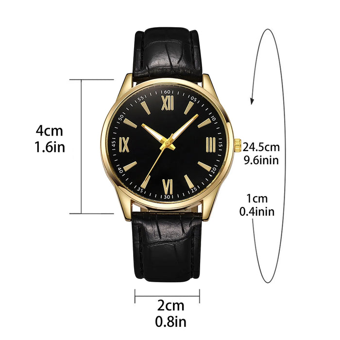 Elegant Minimalist Leather Watch for Men