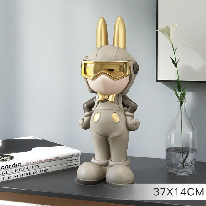 Animal-Themed Resin Decorative Piece