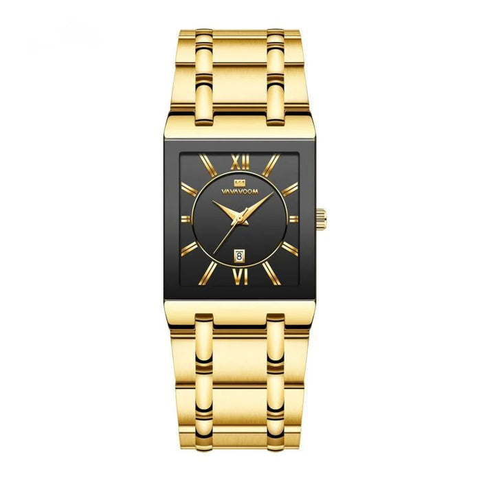 SALVIO® Designer Men Luxury Square Dial